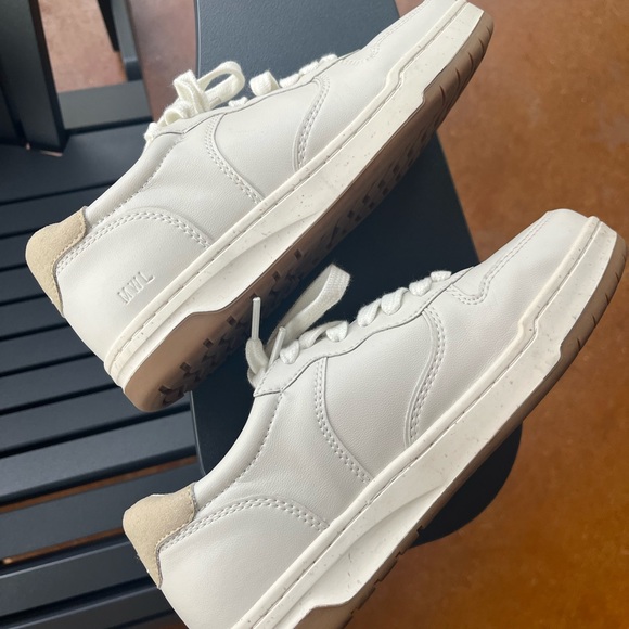 Madewell Court Sneakers in White Leather - Picture 4 of 9